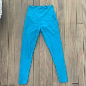 Beyond Yoga Bright Blue Kids Leggings